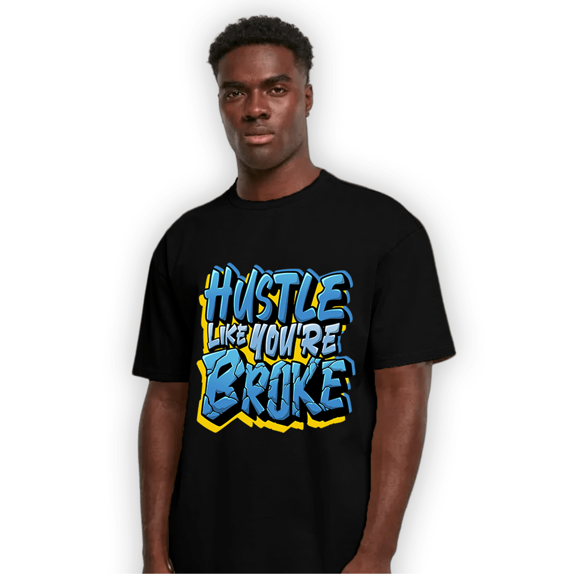 SB Dunk Bubbles T Shirt Match Hustle Like Broke - NastyJamz