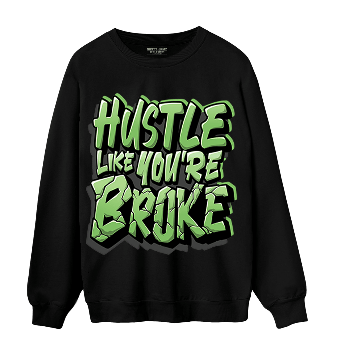 SB Dunk Buttercup Sweatshirt Match Hustle Like Broke - NastyJamz