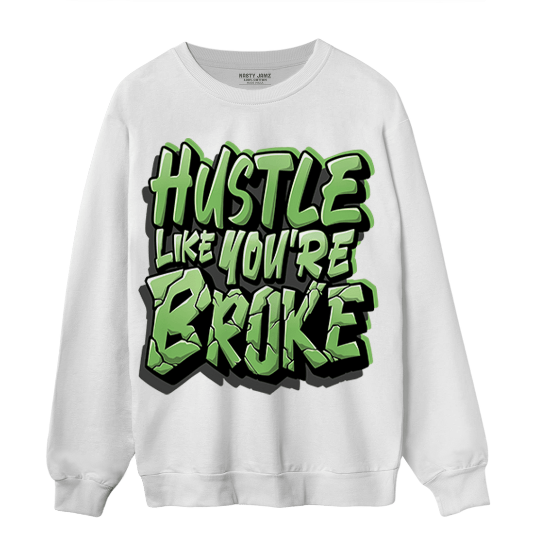 SB Dunk Buttercup Sweatshirt Match Hustle Like Broke - NastyJamz