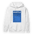 University Blue Toe 1s Hoodie Match Hustle Nutrition Facts - NastyJamz