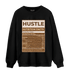 Palomino 3s Sweatshirt Match Hustle Nutrition Facts - NastyJamz