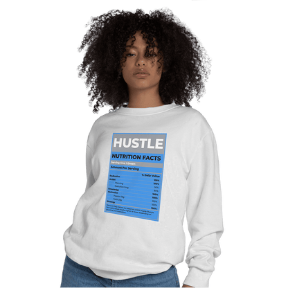 University Blue 5s Sweatshirt Match Hustle Nutrition Facts - NastyJamz