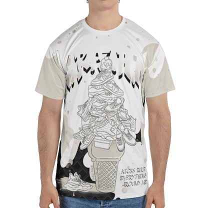 Gratitude 11s T Shirt Match KREAM 3D All-Over Print Waffle Cone - NastyJamz