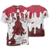 Cherry 12s T Shirt Match KREAM 3D All-Over Print Waffle Cone - NastyJamz