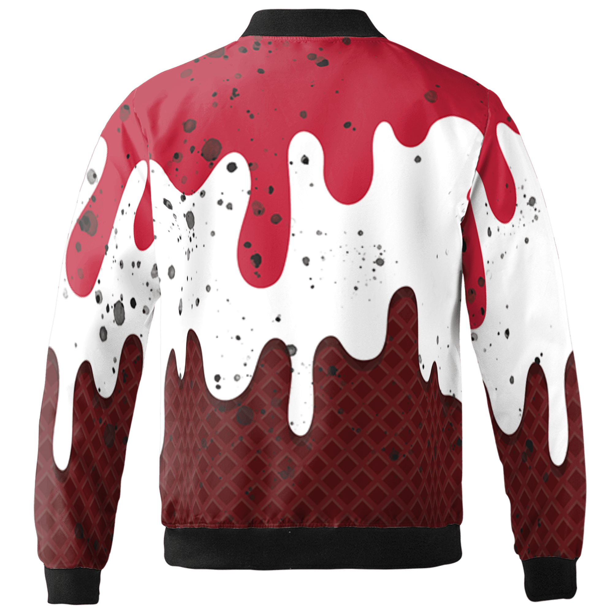 Cherry 12s Jacket Match KREAM 3D All-Over Print Waffle Cone - NastyJamz