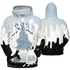 Blue Grey 13s Hoodie Match KREAM 3D All-Over Print Waffle Cone - NastyJamz