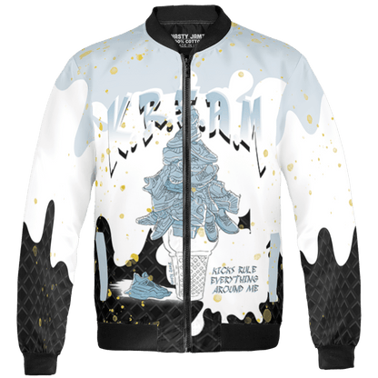 Blue Grey 13s Jacket Match KREAM 3D All-Over Print Waffle Cone - NastyJamz