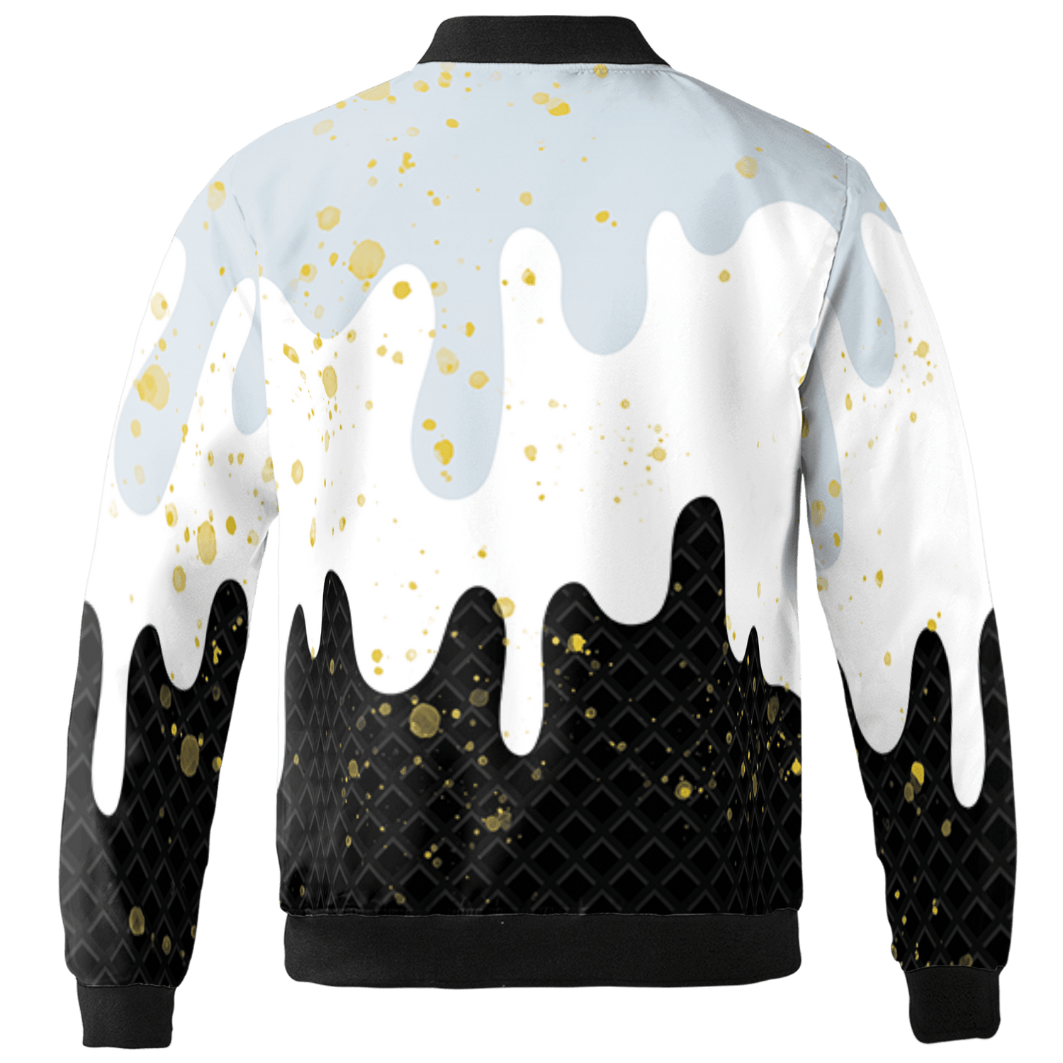 Blue Grey 13s Jacket Match KREAM 3D All-Over Print Waffle Cone - NastyJamz