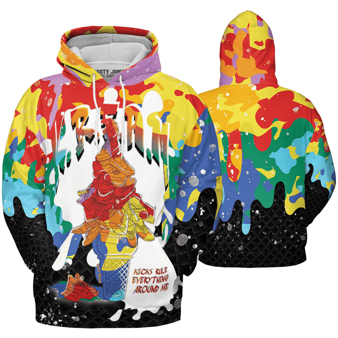 Mid GS Six Championships 1s Hoodie Match KREAM 3D All-Over Print Waffle Cone - NastyJamz