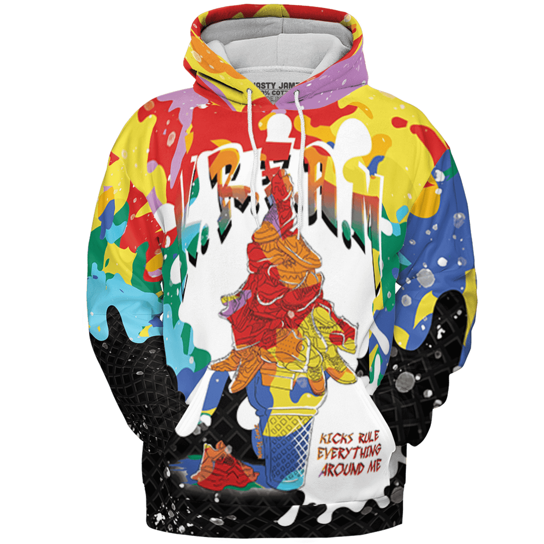 Mid GS Six Championships 1s Hoodie Match KREAM 3D All-Over Print Waffle Cone - NastyJamz