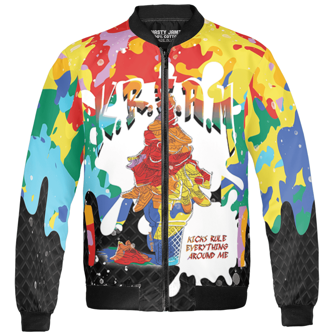 Mid GS Six Championships 1s Jacket Match KREAM 3D All-Over Print Waffle Cone - NastyJamz
