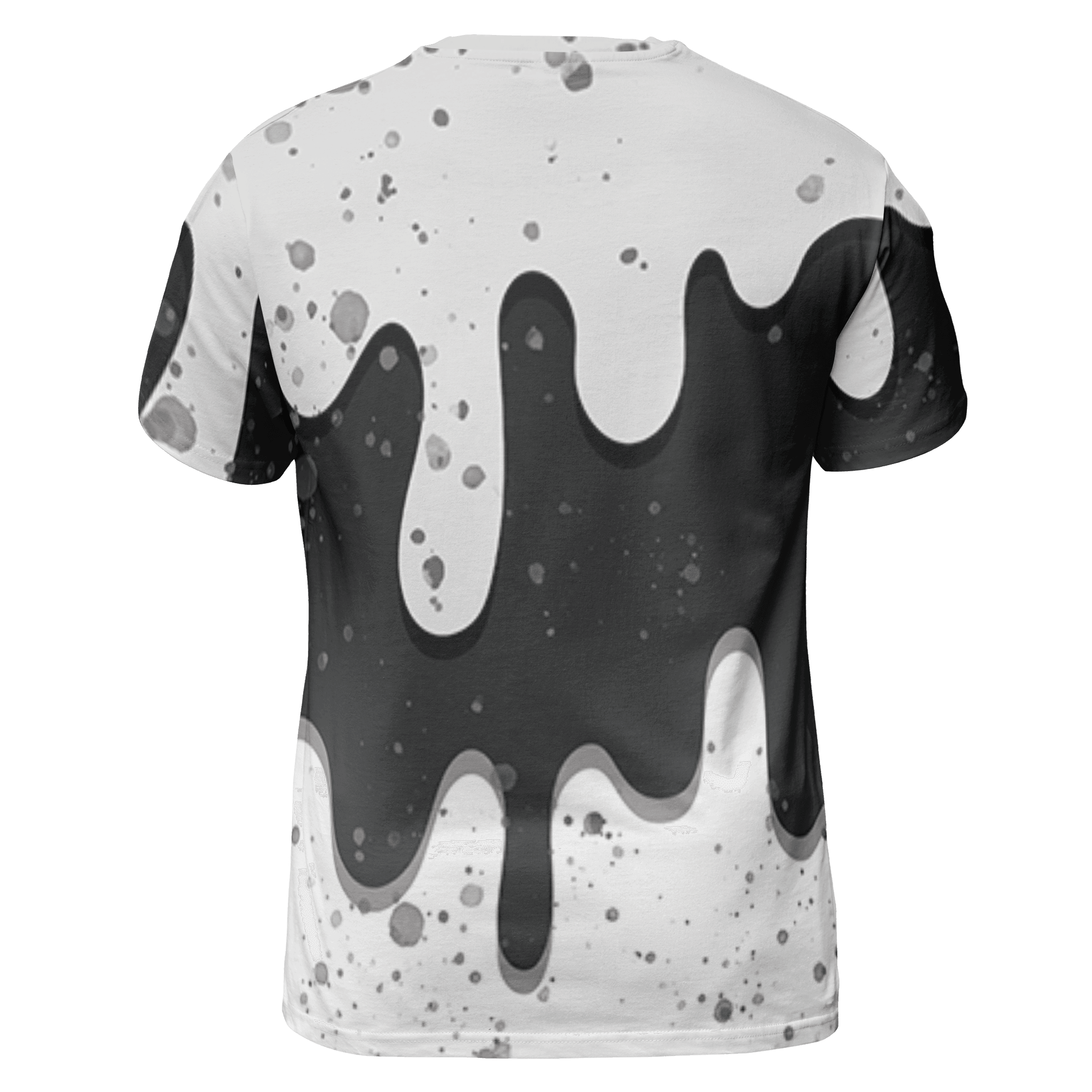 Retro High OG Black White 1s T Shirt Match KREAM 3D All-Over Print Waffle Cone - NastyJamz