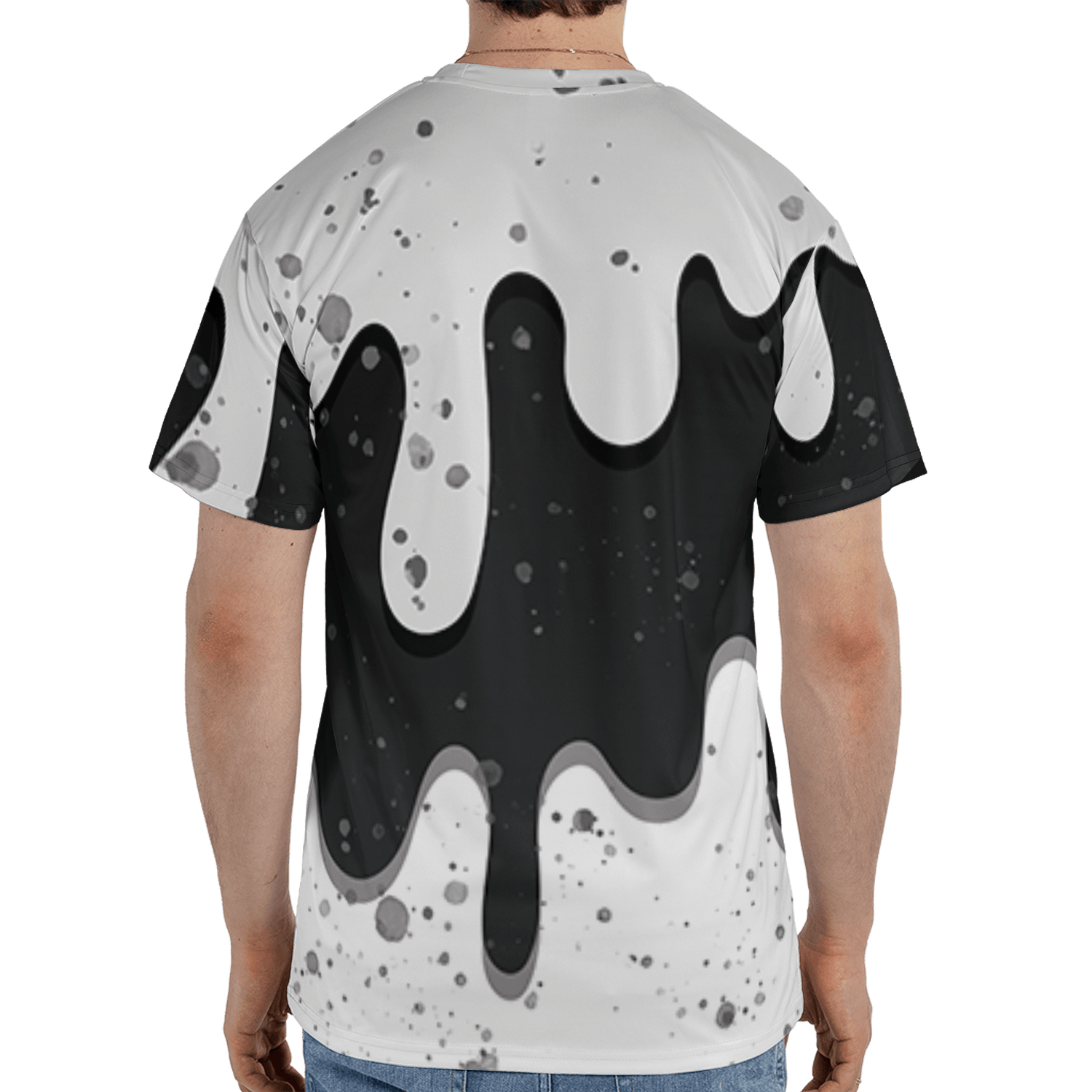 Retro High OG Black White 1s T Shirt Match KREAM 3D All-Over Print Waffle Cone - NastyJamz