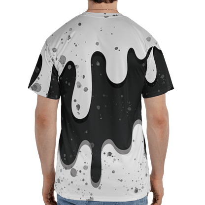 Retro High OG Black White 1s T Shirt Match KREAM 3D All-Over Print Waffle Cone - NastyJamz