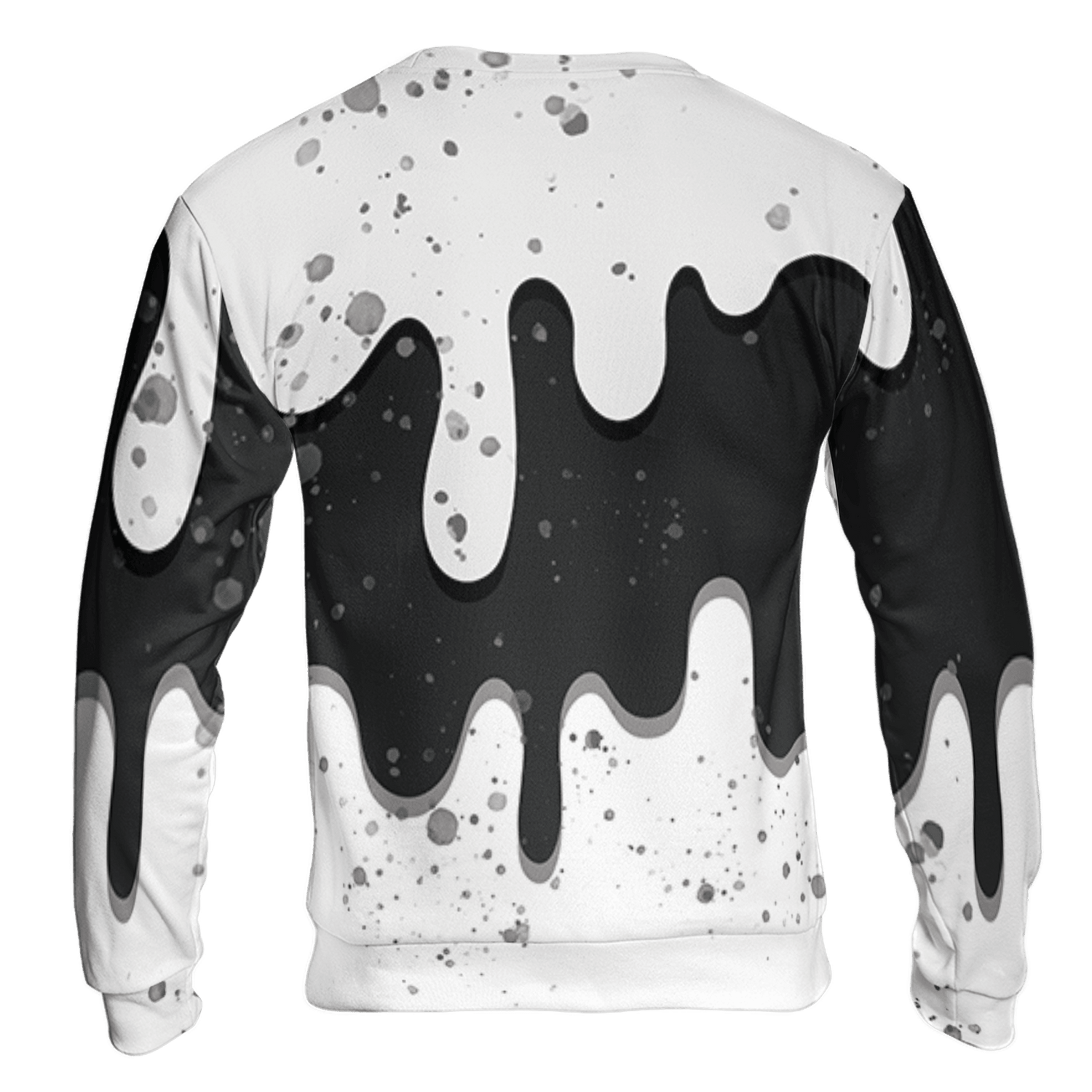 Retro High OG Black White 1s Sweatshirt Match KREAM 3D All-Over Print Waffle Cone - NastyJamz