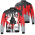 Bred Reimagined 4s Jacket Match KREAM 3D All-Over Print Waffle Cone - NastyJamz