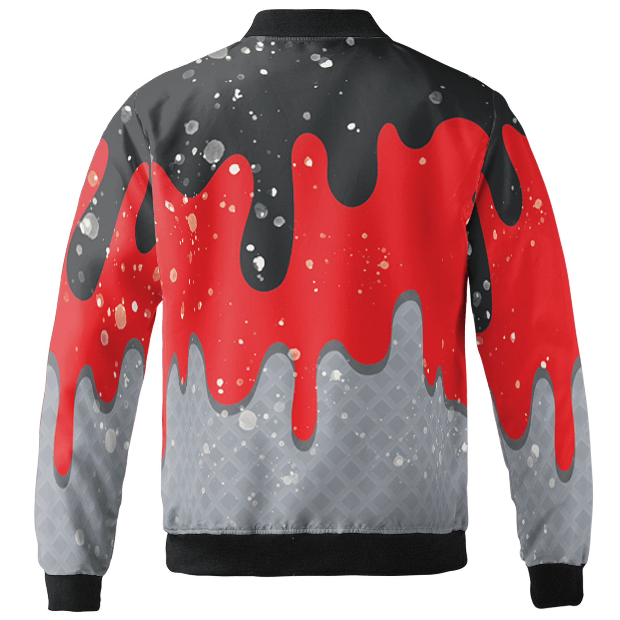 Bred Reimagined 4s Jacket Match KREAM 3D All-Over Print Waffle Cone - NastyJamz