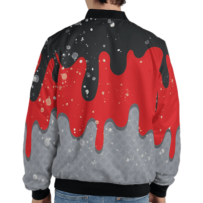 Bred Reimagined 4s Jacket Match KREAM 3D All-Over Print Waffle Cone - NastyJamz