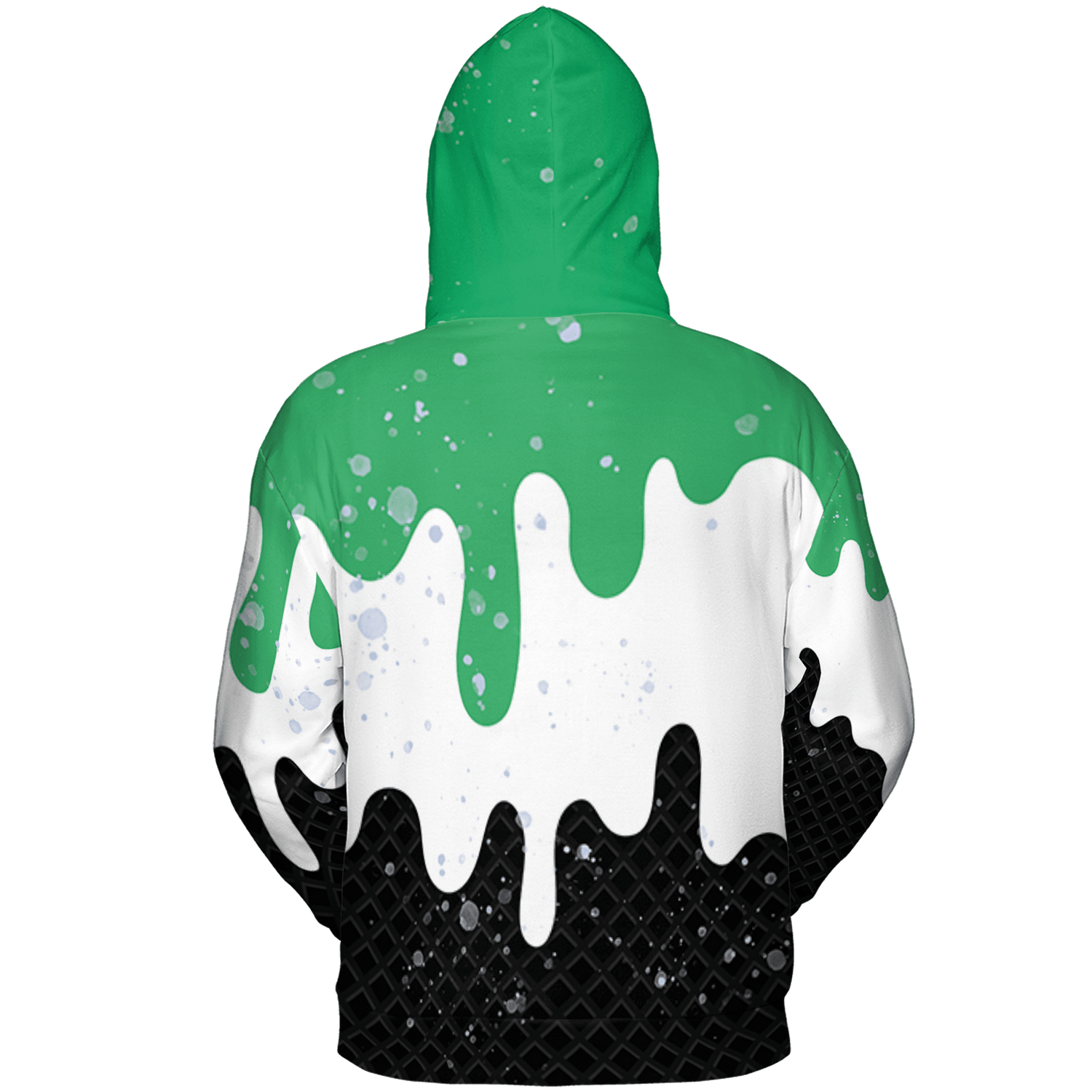 Lucky Green 5s Hoodie Match KREAM 3D All-Over Print Waffle Cone - NastyJamz