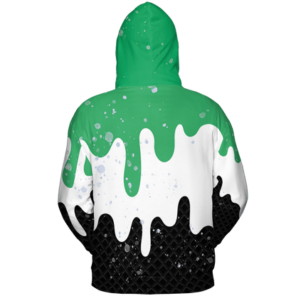 Lucky Green 5s Hoodie Match KREAM 3D All-Over Print Waffle Cone - NastyJamz