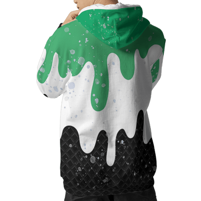 Lucky Green 5s Hoodie Match KREAM 3D All-Over Print Waffle Cone - NastyJamz