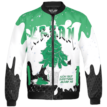 Lucky Green 5s Jacket Match KREAM 3D All-Over Print Waffle Cone - NastyJamz