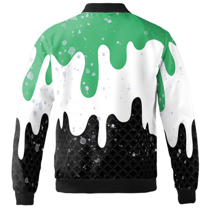 Lucky Green 5s Jacket Match KREAM 3D All-Over Print Waffle Cone - NastyJamz