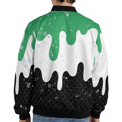 Lucky Green 5s Jacket Match KREAM 3D All-Over Print Waffle Cone - NastyJamz