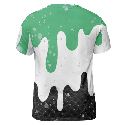Lucky Green 5s T Shirt Match KREAM 3D All-Over Print Waffle Cone - NastyJamz