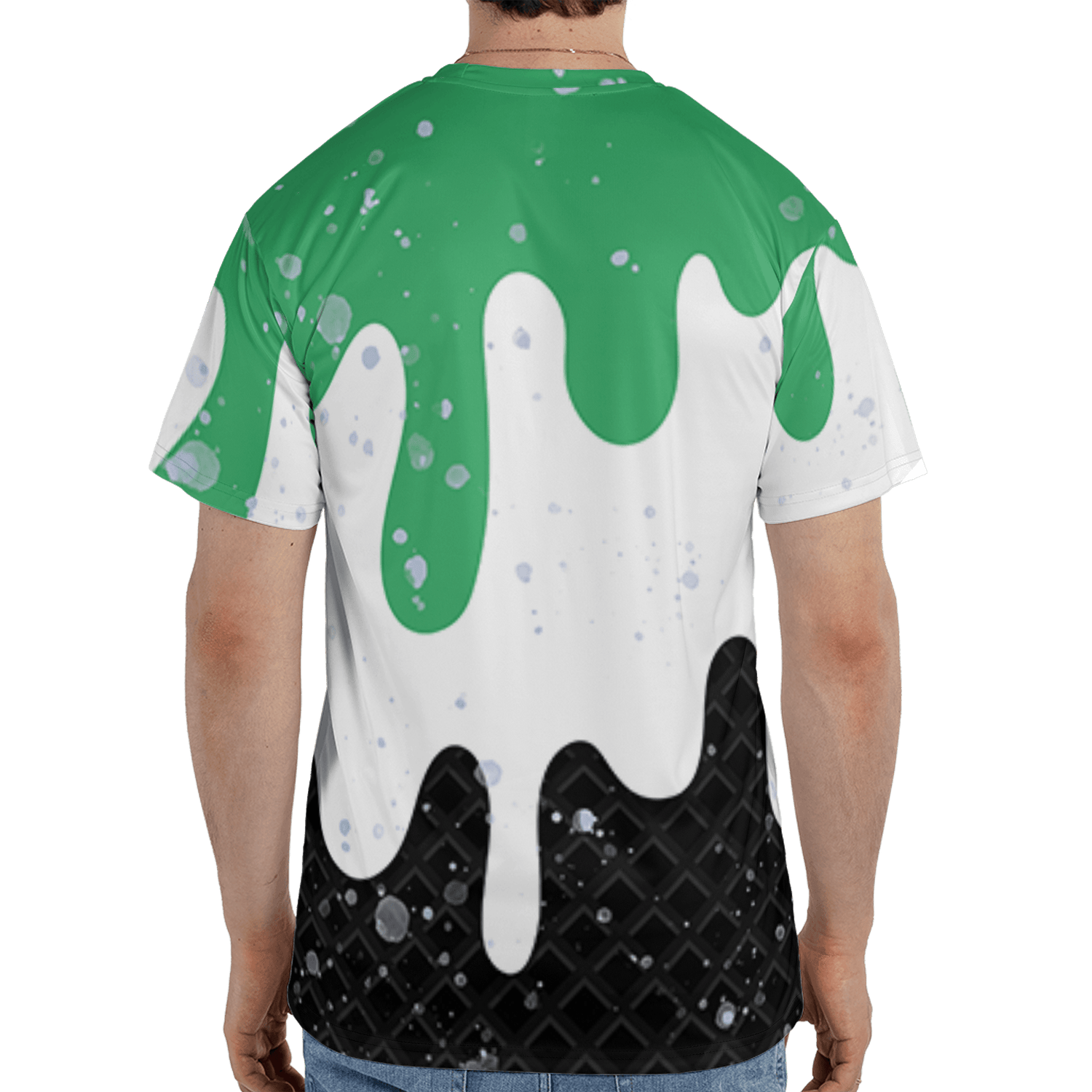 Lucky Green 5s T Shirt Match KREAM 3D All-Over Print Waffle Cone - NastyJamz