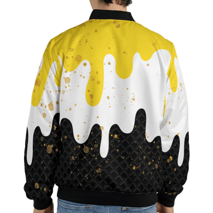 Yellow Ochre 6s Jacket Match KREAM 3D All-Over Print Waffle Cone - NastyJamz