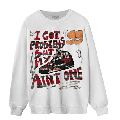 Plaid 5s Sweatshirt Match Kicks Aint My Problems - NastyJamz
