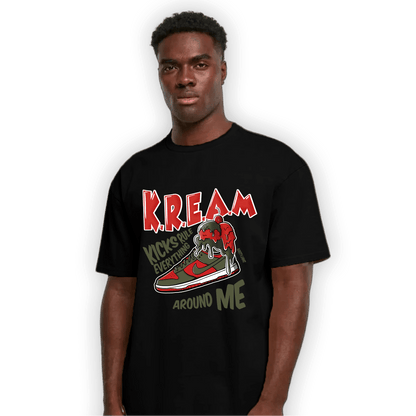 Dunk Low Mystic Red T Shirt Match Kream Sneaker - NastyJamz
