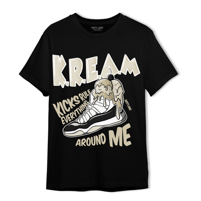 Gratitude 11s T Shirt Match Kream Sneaker - NastyJamz