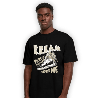 Gratitude 11s T Shirt Match Kream Sneaker - NastyJamz