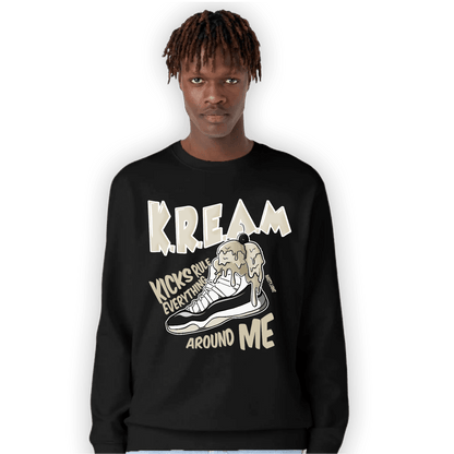 Gratitude 11s Sweatshirt Match Kream Sneaker - NastyJamz
