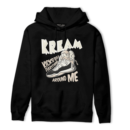 Neapolitan 11s Hoodie Match Kream Sneaker - NastyJamz
