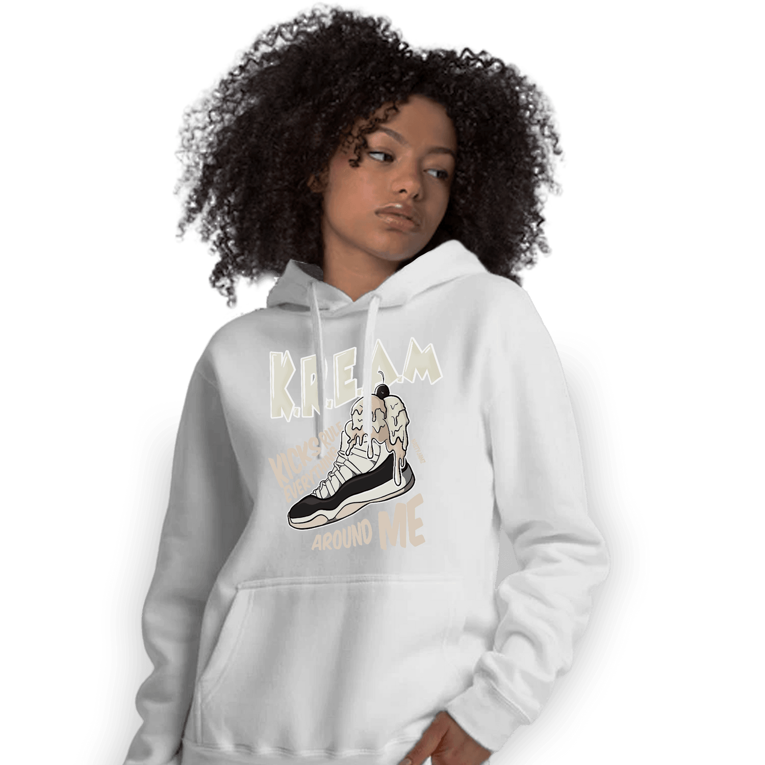 Neapolitan 11s Hoodie Match Kream Sneaker - NastyJamz