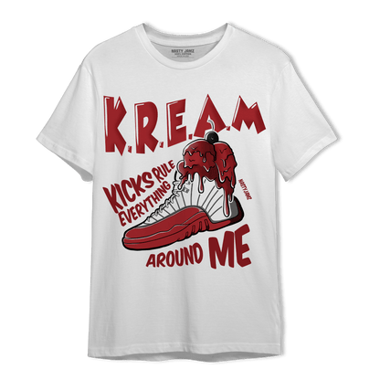 Cherry 12s T Shirt Match Kream Sneaker - NastyJamz