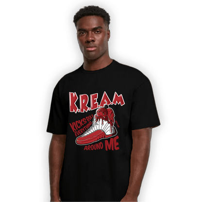 Cherry 12s T Shirt Match Kream Sneaker - NastyJamz