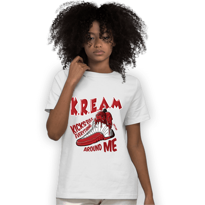 Cherry 12s T Shirt Match Kream Sneaker - NastyJamz