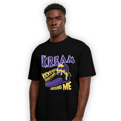 Field Purple 12s T Shirt Match Kream Sneaker - NastyJamz