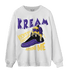 Field Purple 12s Sweatshirt Match Kream Sneaker - NastyJamz