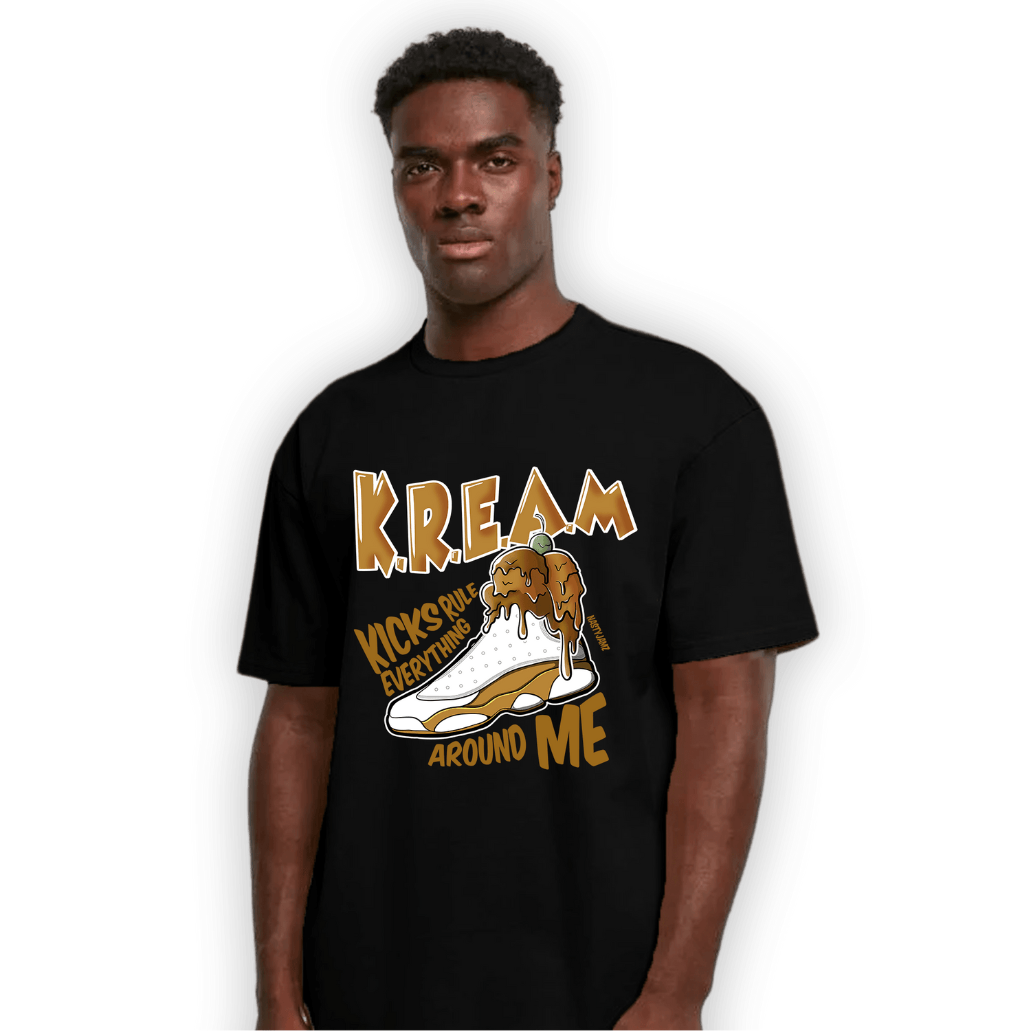 Wheat 13s T Shirt Match Kream Sneaker - NastyJamz