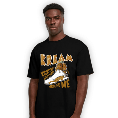Wheat 13s T Shirt Match Kream Sneaker - NastyJamz