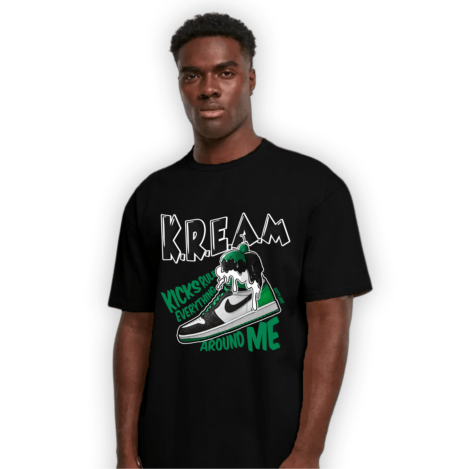 Celtic Lucky Green 1s T Shirt Match Kream Sneaker - NastyJamz