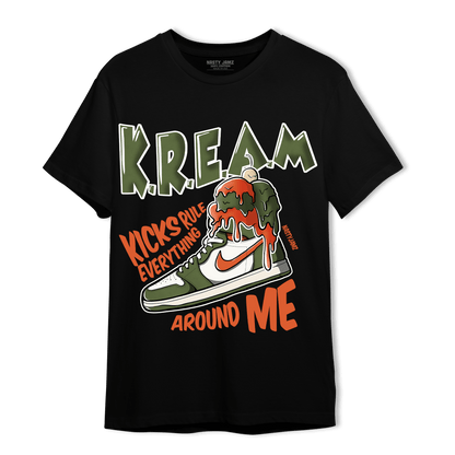High OG Celadon 1s T Shirt Match Kream Sneaker - NastyJamz