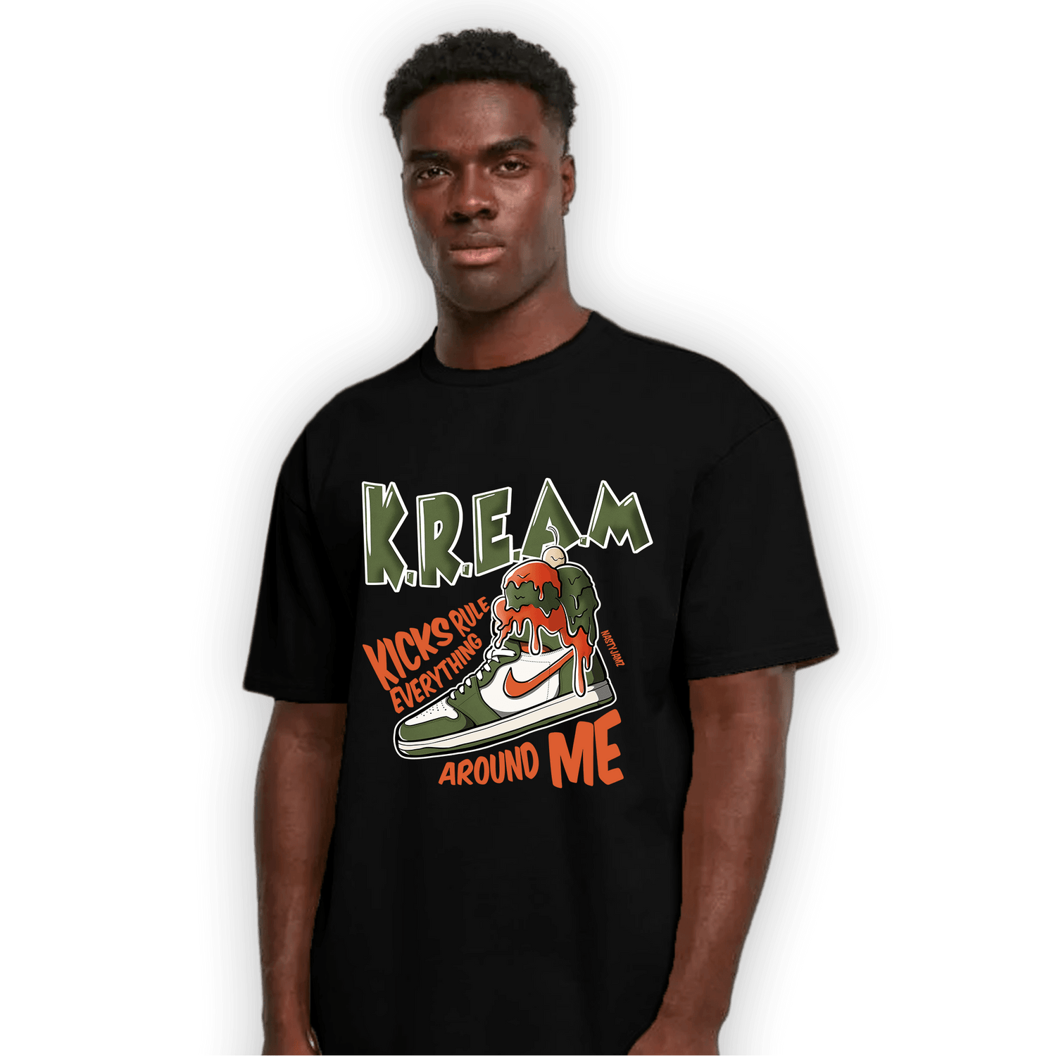 High OG Celadon 1s T Shirt Match Kream Sneaker - NastyJamz