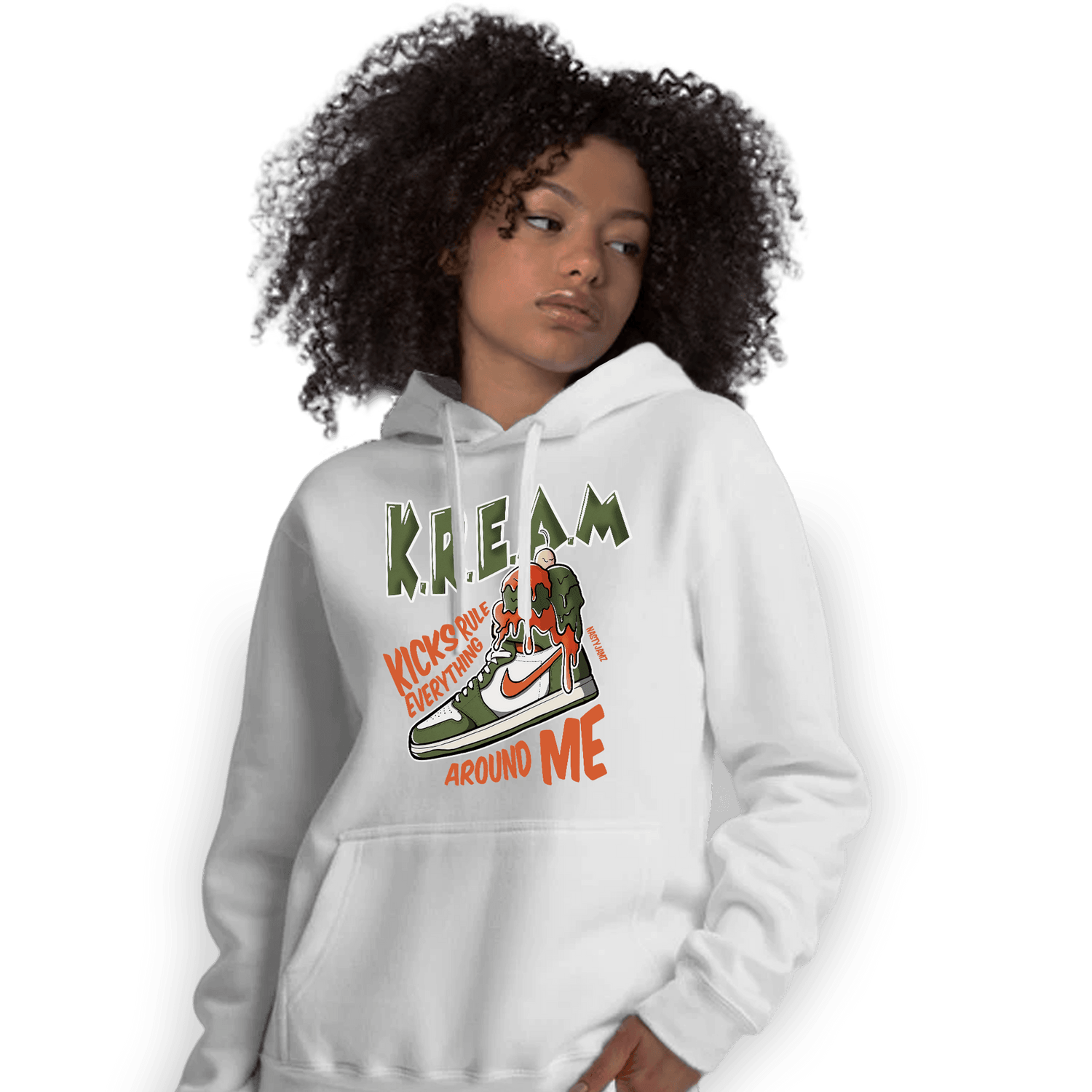 High OG Celadon 1s Hoodie Match Kream Sneaker - NastyJamz