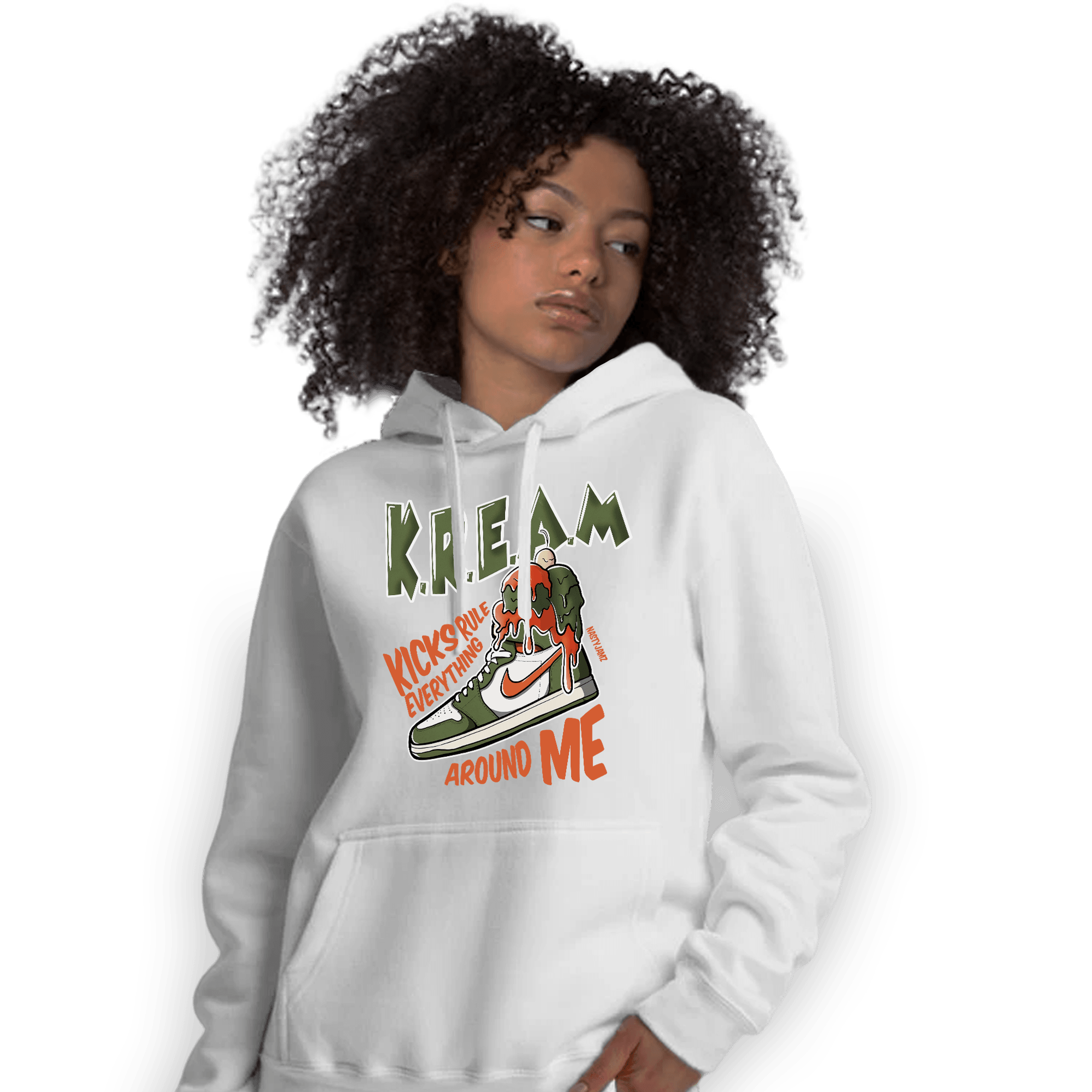 High OG Celadon 1s Hoodie Match Kream Sneaker - NastyJamz